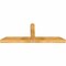 Ekena Millwork Portland Rough Sawn Timber Gable Bracket, Western Red Cedar, 60"W x 22"H x 4"D x 4"F, 9/12 Pitch GBW060X22X0404POR00RWR - alternate 2